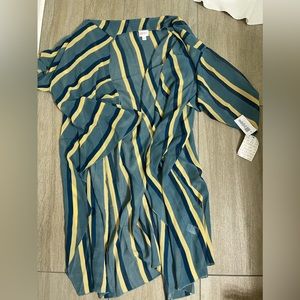 Lularoe size L Shirley sheer cardigan NWT